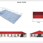 Большой шатер 15х25